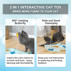 Valonii feather wand play invites hidden-chase fun and curiosity.