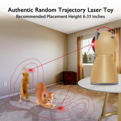 Valonii interactive cat laser toy side angle showcases adjustable movement for varied play sessions.