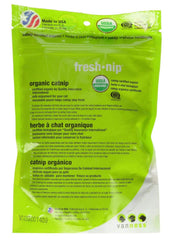 Van Ness Fresh Nip Organic Catnip leaf closeup highlighting fresh aroma for enrichment