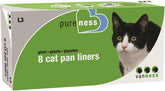Van Ness giant cat pan liner coverage demonstrates full-litter box protection and easy cleanup.