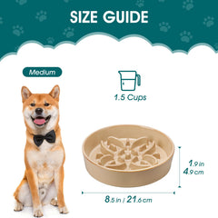 Vancasso dog bowl with anti-slip base keeps meals steady during feeding.