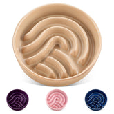 Vancasso slow-feeder bowl maze design may encourage mindful eating and slower meals.