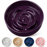 Vancasso slow-feeder bowl 3 cups slows eating for large breeds.