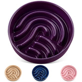 Vancasso slow feeder dog bowl maze design promotes paced meals for fast eaters