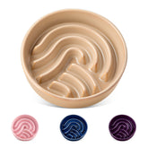 Vancasso slow feeder dog bowl with maze design slowing meals for healthier digestion