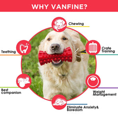 VANFINE durable rubber construction supporting powerful chewers
