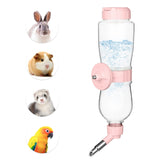 Vannon 17oz water dispenser in crate keeps parrots and small rodents hydrated reliably