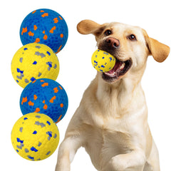 Vannon dog balls 4-pack for durable fetch and training sessions.