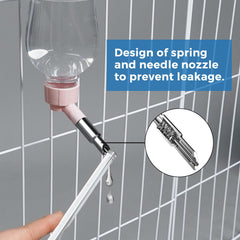 Vannon top-fill design allows convenient refills without removing bottle