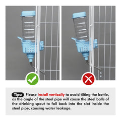 Vannon water dispenser nozzle 10mm ensures smooth flow for rabbits and ferrets.