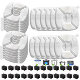 Vanve 48-pcs cat fountain filters and sponges bundle delivers clean water hassle-free.