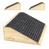 VavoPaw dog ramp shows wider slope for easy ascent and descent.