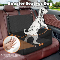 VavoPaw dog car seat side view highlighting side padding and stability.