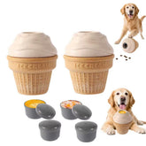 Vayugo dog frozen treat toy in ice-cream shape for engaging, rewarding play