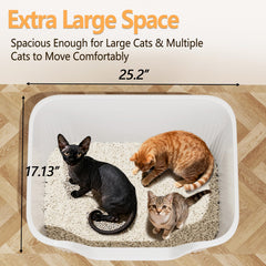 Vealind 2XL dual box layout emphasizes shared use for multiple cats