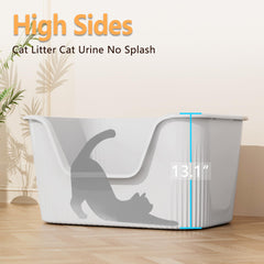 Vealind 2XL litter box interior space highlights roomy area