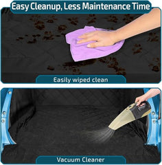 Veckle SUV Cargo Liner side flaps shield seats from dirt and hair.