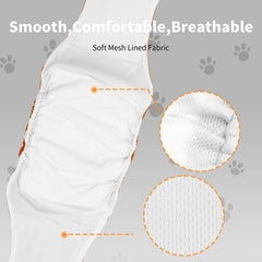 Vecomfy belly band soft mesh lining for comfortable wear.