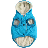 Vecomfy fleece-lined hoodie back view for warmth on winter walks