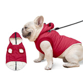 Vecomfy fleece-lining dog hoodie front view for cozy winter wear
