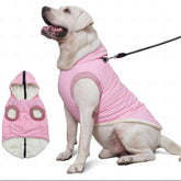 Vecomfy fleece-lining dog hoodie provides cozy warmth for cold weather walks.