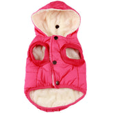 Vecomfy pink XS hoodie front view showing warm fleece lining