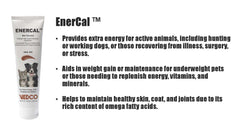 Vedco Enercal tube side view, easy-dispense design for mess-free dosing