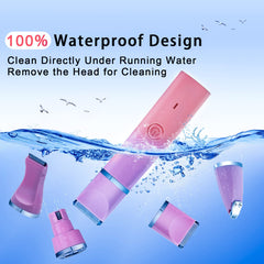 Veeconn dog grooming clippers kit pink nail grinder close-up, convenient nail shaping and trimming.