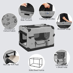 Veehoo 600D Oxford fabric and durable construction for daily outdoor use
