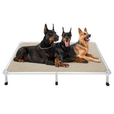 Veehoo chew-proof elevated dog bed frame for durable indoor-outdoor use