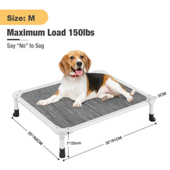 Veehoo unique no-slip feet design keeps bed stable on any floor surface.