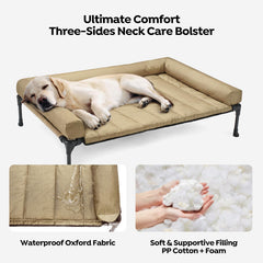 Veehoo non-slip feet keep the bed stable on various floor surfaces.