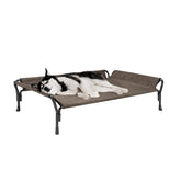 Veehoo cooling elevated dog bed setup with ample space for large breeds.