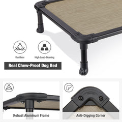 Veehoo no-slip feet prevent sliding on wood or tile floors