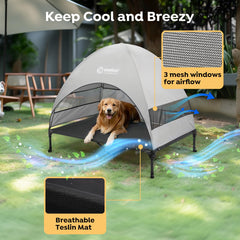 Veehoo removable shade canopy illustrating sun protection for camping trips