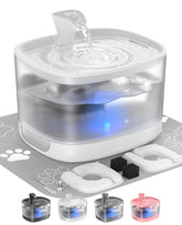Veken cat water fountain with detachable tank for easy refills and hygienic cleaning.