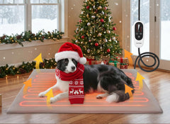 Velvopet heating pad top view provides steady warmth for daily pet comfort.