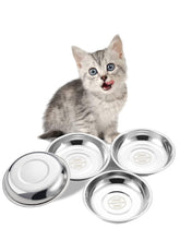 Tazones VENTION para gatos pequeños, vista frontal, ideal para evitar estrés de bigotes al comer