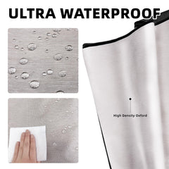 VERABE machine-washable crate cover with storage bag simplifies cleanup and travel prep
