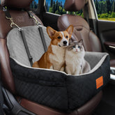 VERGODPRO memory foam dog car seat delivers plush comfort on every ride.