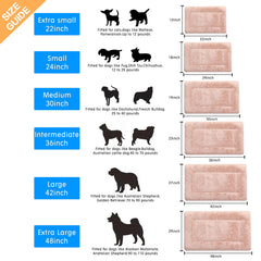 VERZEY crate pad anti-slip bottom keeps pets secure at crate entries