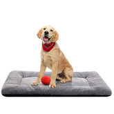 VERZEY crate pad 36inch gray top view for a cozy sleeping surface