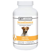 Vet Classics bladder incontinence support dog supplement bottle for urinary support