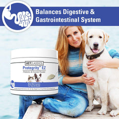 Vet Classics Protegrity EZ probiotic powder scoop for easy daily dosing