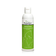 Vet One dog allergy shampoo bottle in view for gentle cleansing after outdoor play.