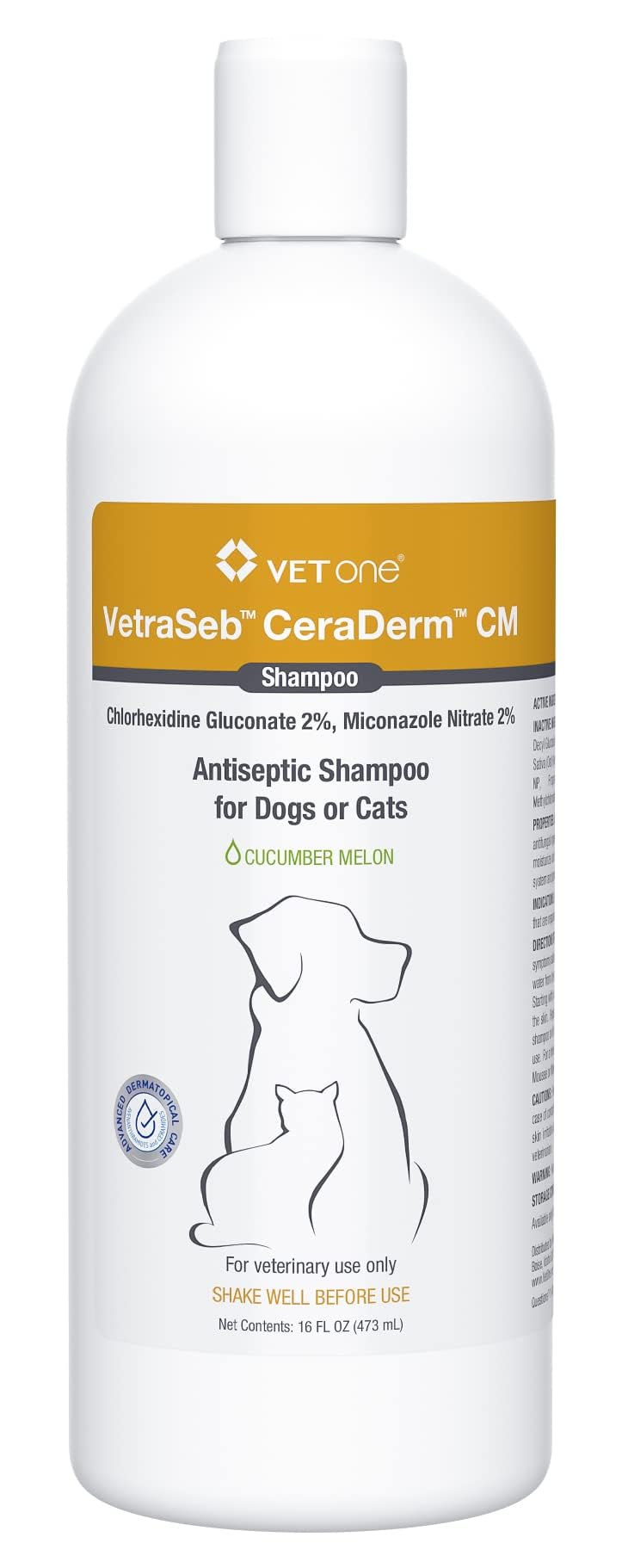 Vet One NDC 13985-447-16 bottle front aids quick identification