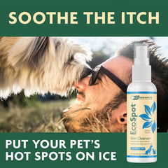Vet Organics EcoSpot application for dogs delivers quick, non-greasy skin relief.