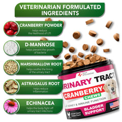 Vet Promise dog bladder-support chews shown for daily urinary wellness.