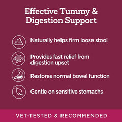 Vetality Stop The Runs chicken flavor chewables top treat for gut comfort.