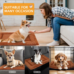 Vetasac reversible dog bed mat showing corn velvet side for warm sleep